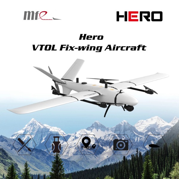 [Makeflyeasy] 2180mm HERO VTOL Aerial Survey Fixed-Wing UAV KIT/PNP