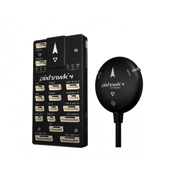 Pixhawk 4(aluminum case)&amp; GPS(UBLOX NEO-M8N)&amp;PM02